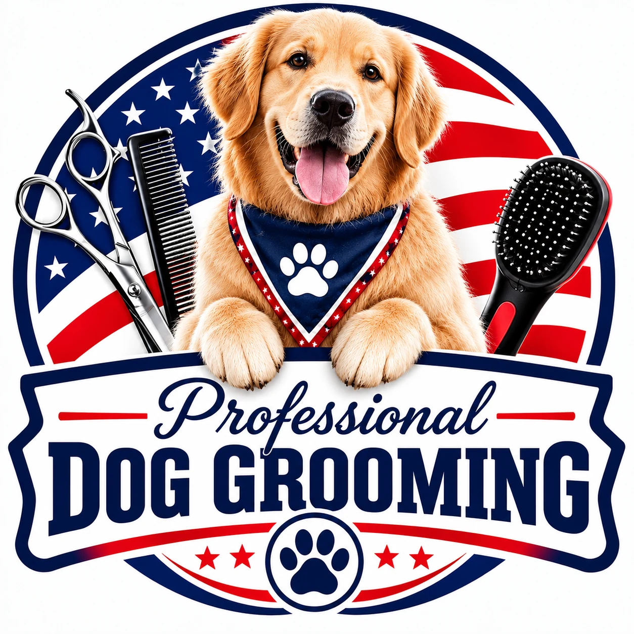 Professional dog grooming care